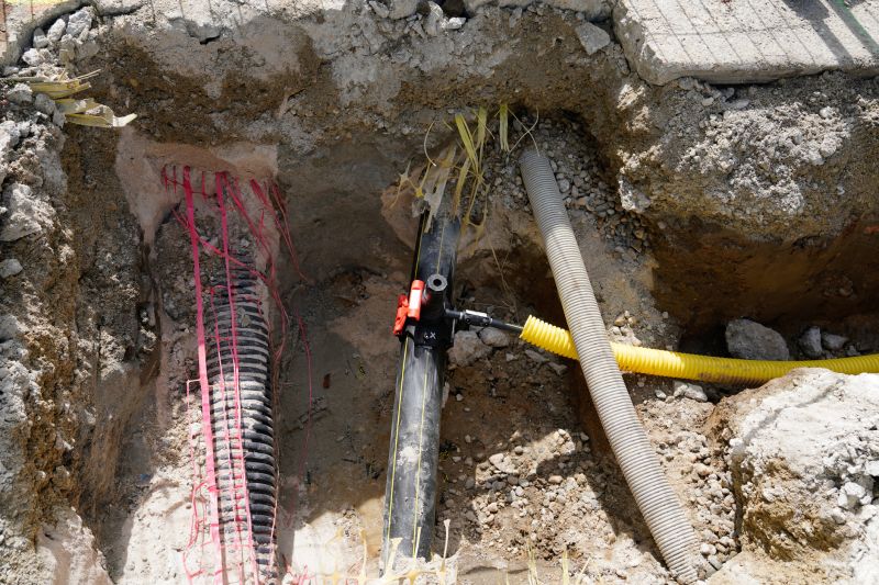 Underground Gas Line Rerouting